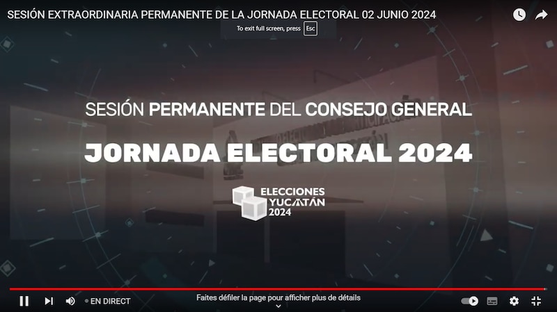 Sesión permanente del Consejo General Jornada Electoral 2024