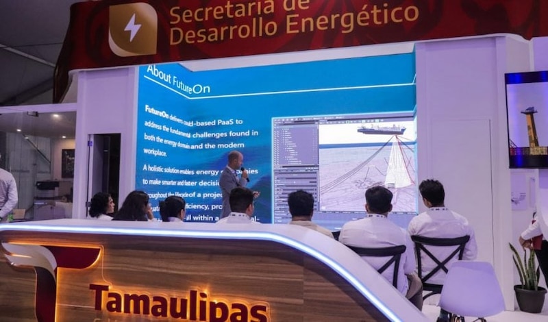 La Secretaría de Desarrollo Energético de Tamaulipas presenta su stand en la Hannover Messe 2023