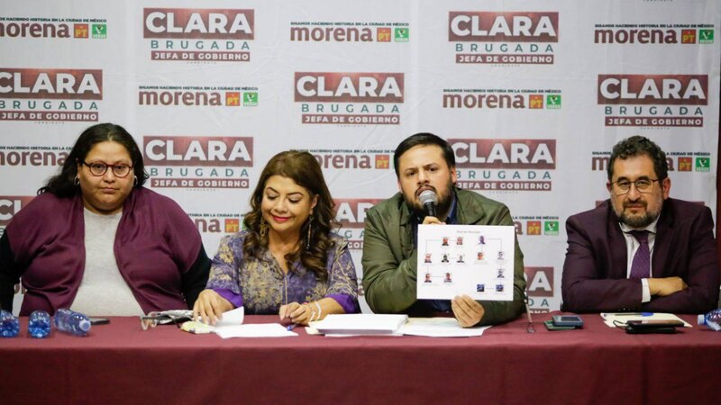 Title: Clara Brugada, Jefa de Gobierno de la Ciudad de México, encabeza conferencia de prensa