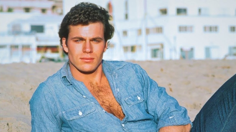 El actor de Hollywood, Patrick Swayze, en la década de 1980.