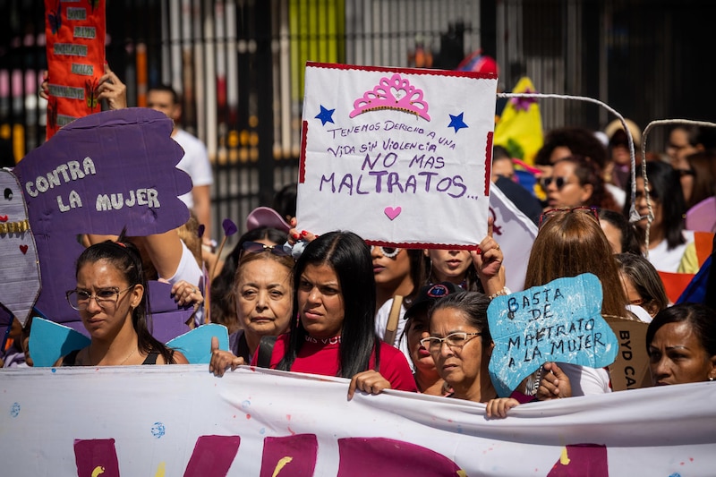 Protesta contra la violencia de género