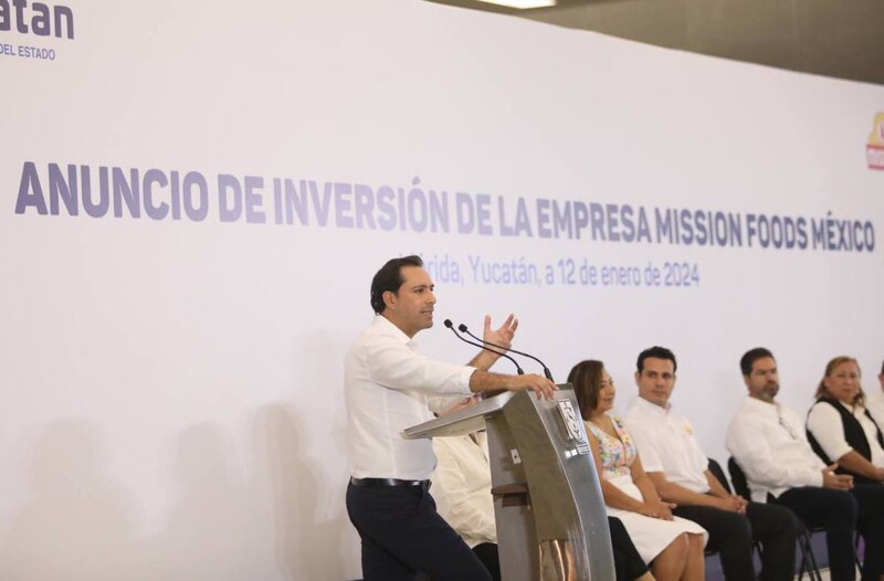 Misión Foods México anuncia inversión en Yucatán
