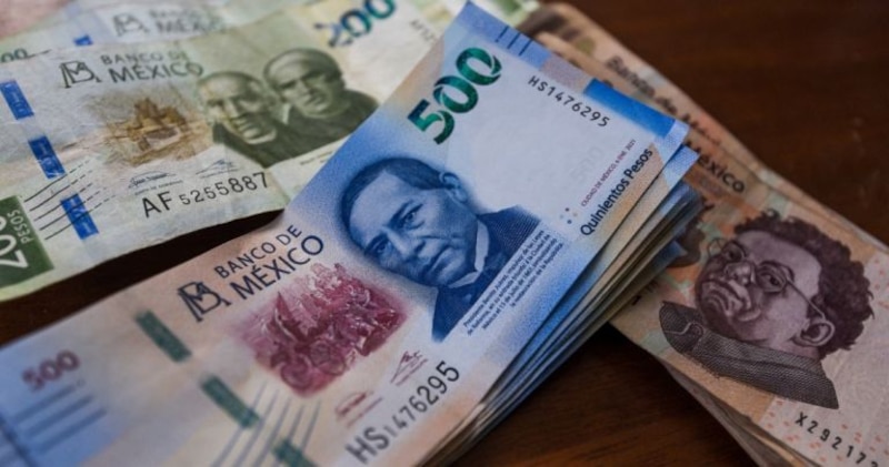 Billetes de pesos mexicanos