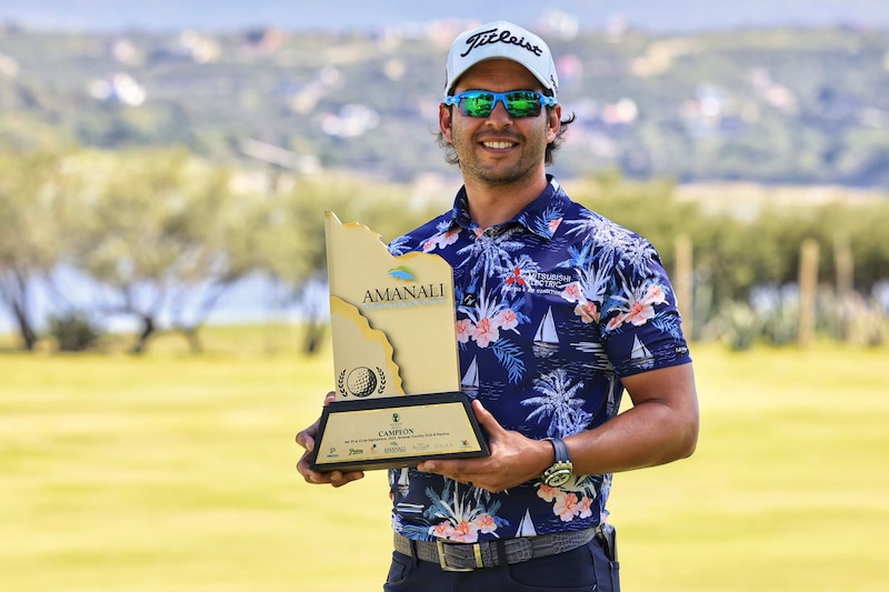 Golfista profesional mexicano Abraham Ancer gana el Abierto Mexicano de Golf 2023