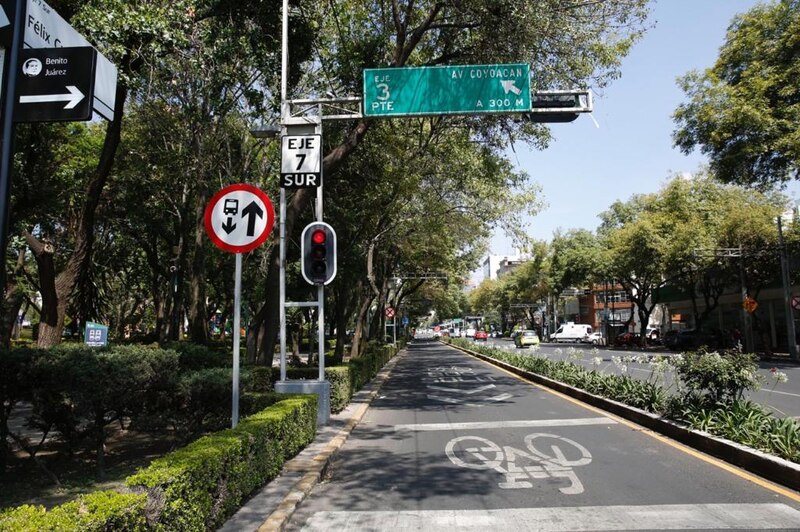 Ciclovía en la Ciudad de México