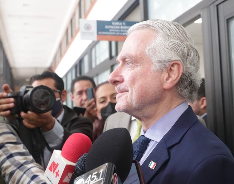 El presidente López Obrador da una conferencia de prensa