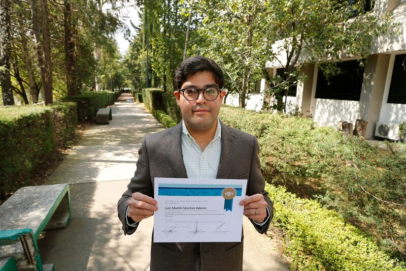 Luis Martín Sánchez Adame, primer lugar en el concurso de tesis doctorales en inteligencia artificial