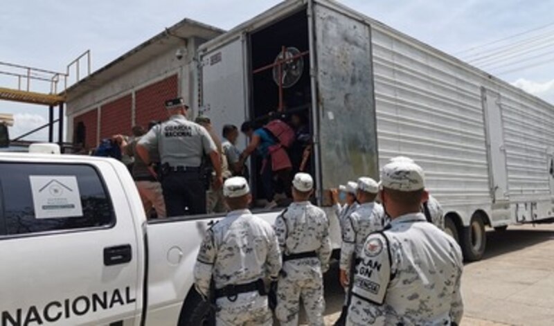 Rescate de migrantes en México