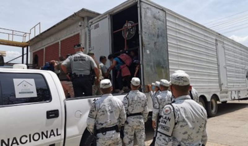 Rescate de migrantes en México