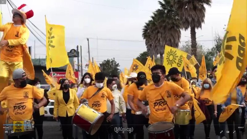 Marcha del PRD en la Ciudad de México