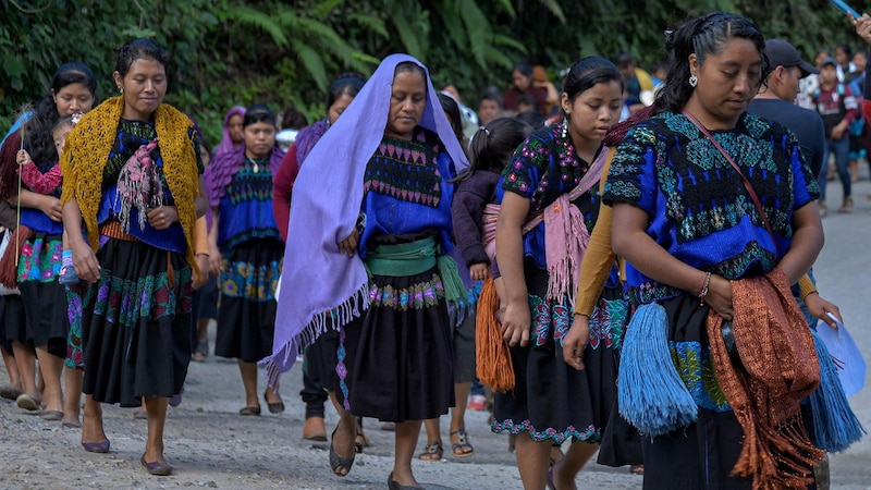 Mujeres indígenas en Guatemala