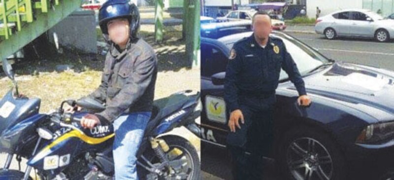 Policía detiene a motociclista