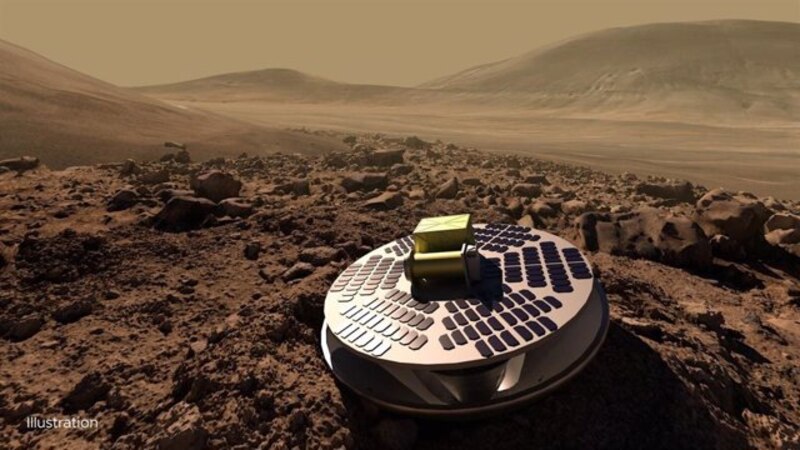 Un rover en Marte