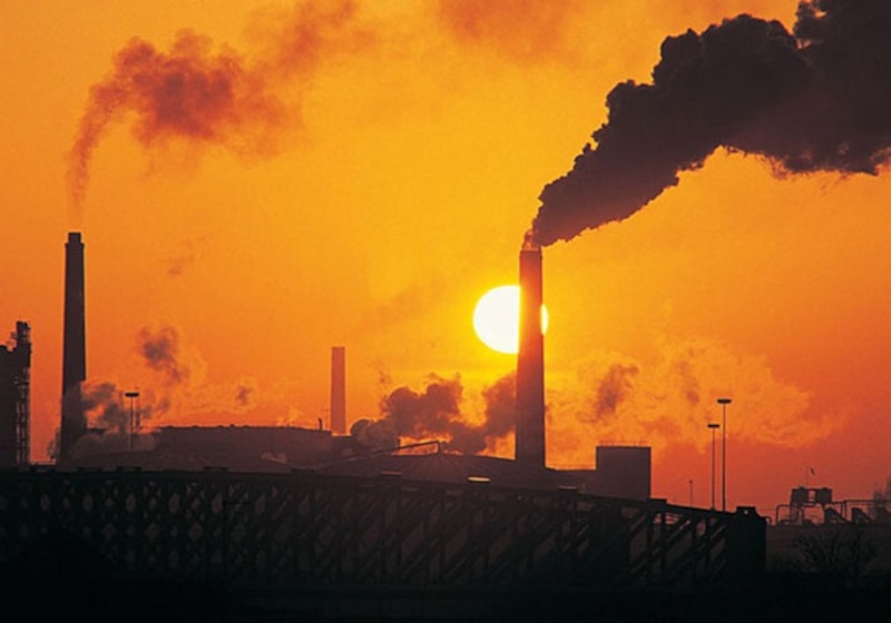La contaminación del aire en la industria