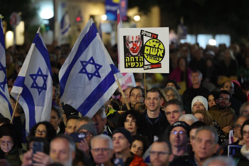 Protestas en Israel contra el primer ministro Netanyahu