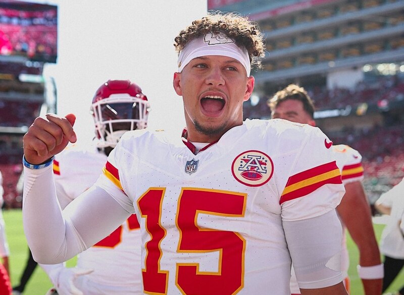 Patrick Mahomes y sus Jefes de Kansas City están que no creen en nadie.