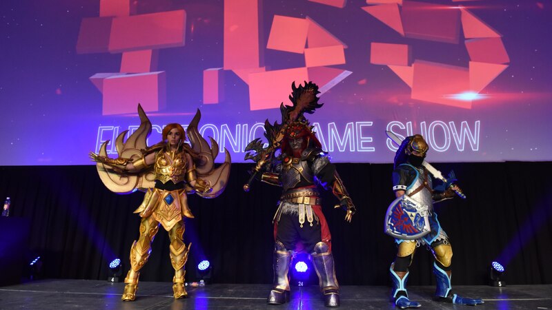 Cosplay de personajes de videojuegos en la Electronic Game Show