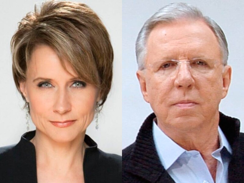 Ana Pastor y Antonio García Ferreras, presentadores de televisión en España