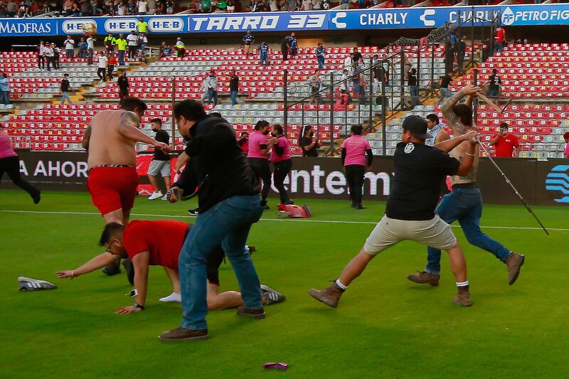 Pelea en el Estadio