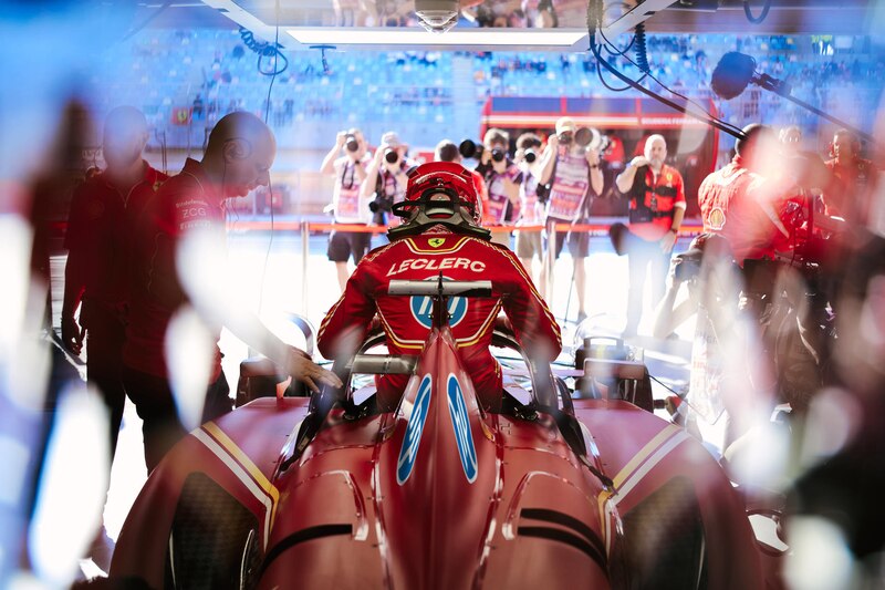 Charles Leclerc en el Gran Premio de España 2022