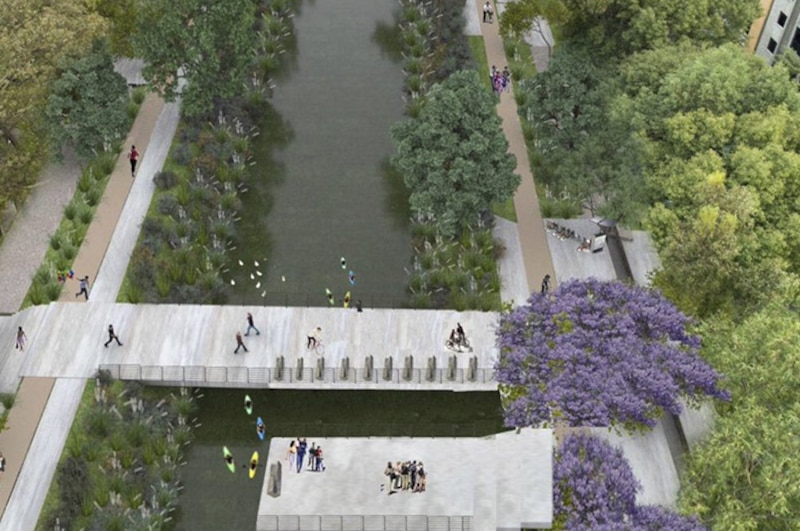 Un nuevo parque lineal en la ciudad de Madrid