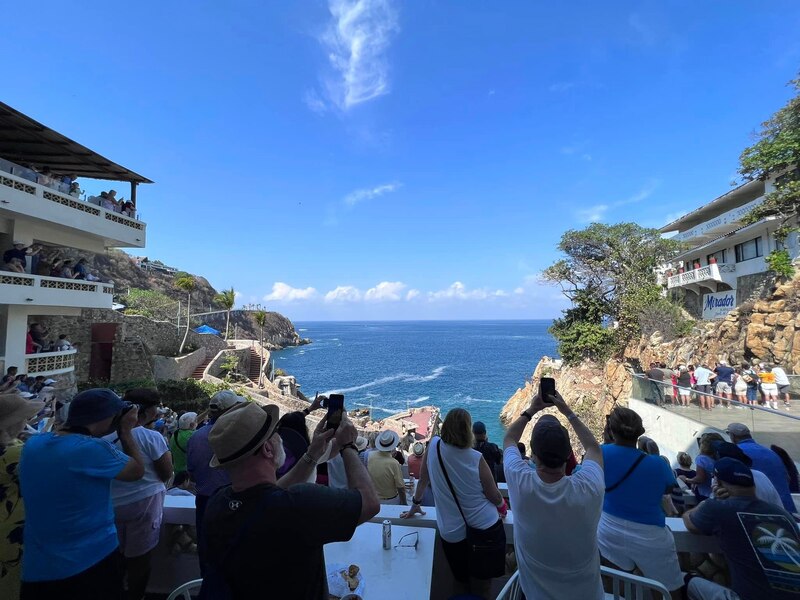 Espectacular vista al mar desde un balcón en Acapulco