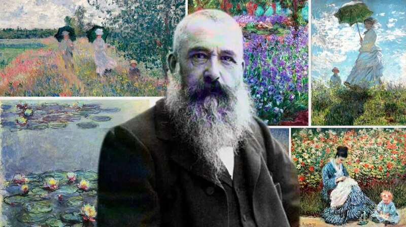 El pintor impresionista Claude Monet