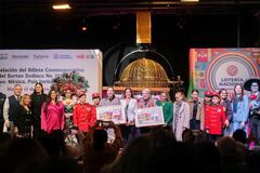 México presente en Madrid a través de la FITUR 2026 : Lotería Nacional lanza  billete conmemorativo