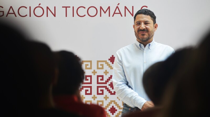 El presidente López Obrador durante una conferencia de prensa