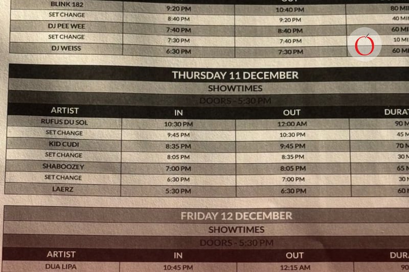 El festival privado “Quest” reúne a estrellas internacionales en conciertos exclusivos no abiertos al público.