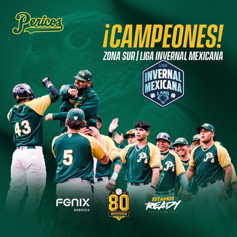 ¡Pericos, campeones de la Liga Invernal Mexicana!