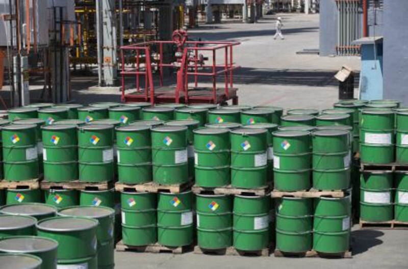 Bidones de petróleo