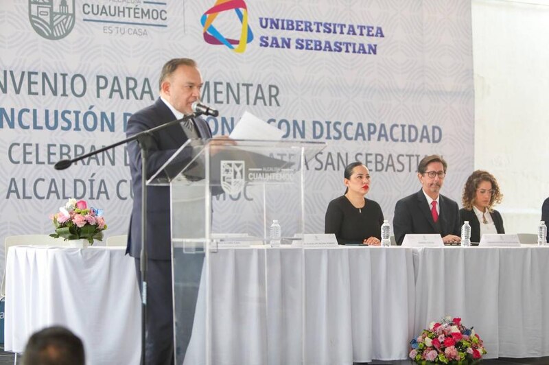 Convenio para fomentar la inclusión con discapacidad en Cuauhtémoc