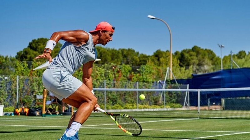 Nadal en acción
