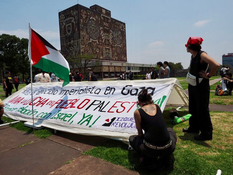 Protesta contra el genocidio israelí en Gaza