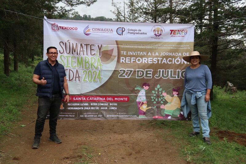 Title: Jornada de reforestación en Santa Catarina del Monte