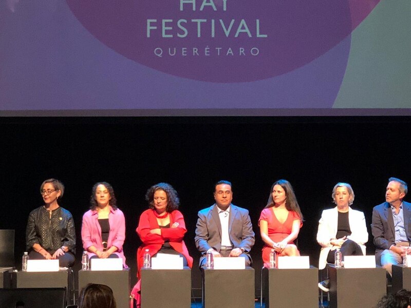 Mesa redonda en el Hay Festival Querétaro 2019