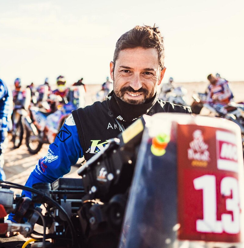 Joan Barreda, piloto de rally raid español