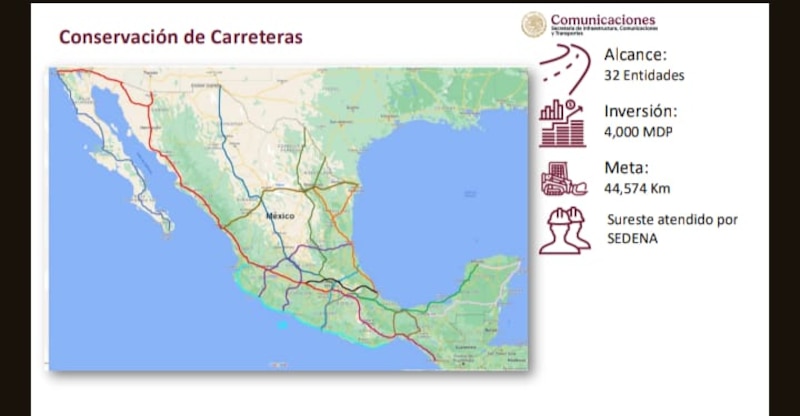 Conservación de carreteras en México