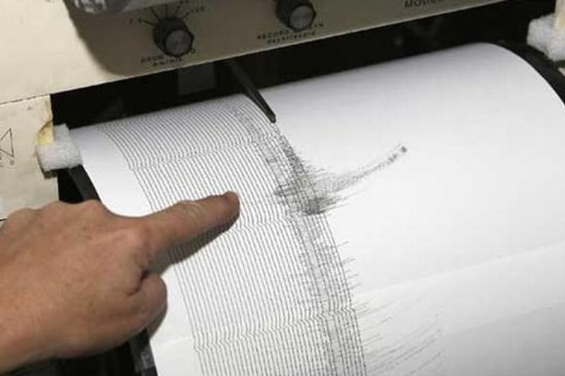 Un sismógrafo registra un terremoto