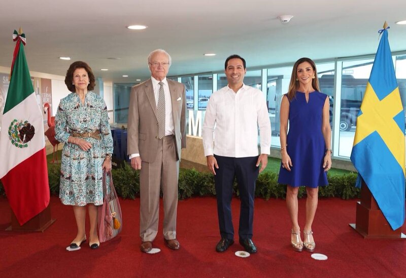 Reunión entre los Reyes de España y el Presidente de México