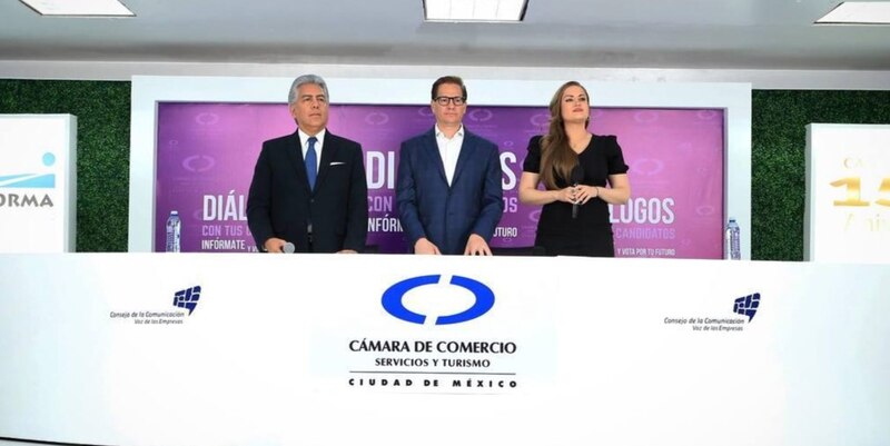 Reunión de la Cámara de Comercio de la Ciudad de México