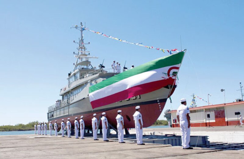 Entrega de la patrullera iraní Joshan a la Armada Nacional de Colombia