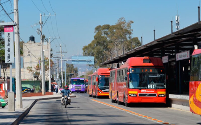 Autobuses en la Ciudad de México