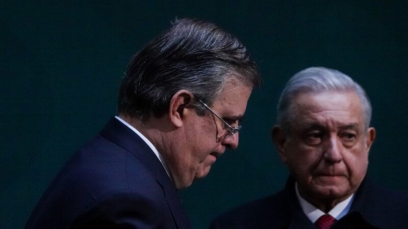 El presidente López Obrador y el empresario Carlos Slim.