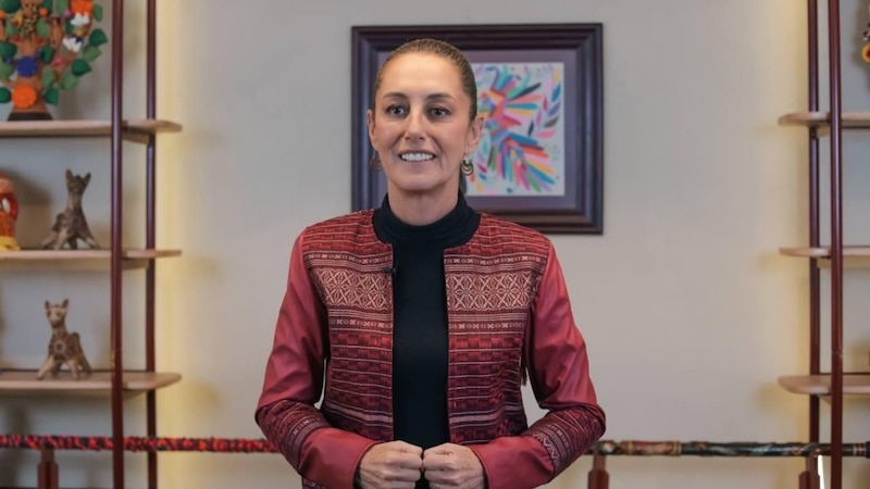 La Secretaria de Cultura, Alejandra Frausto, durante una conferencia de prensa.