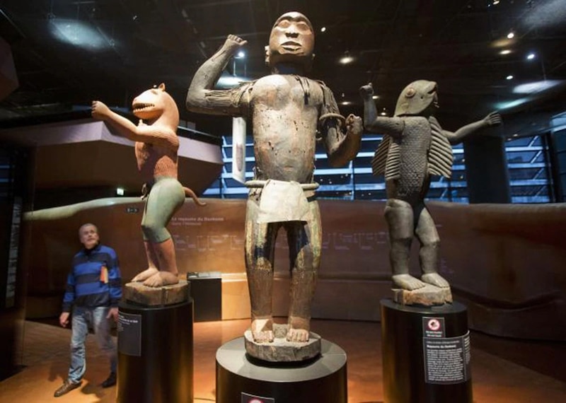 Escultura africana en madera