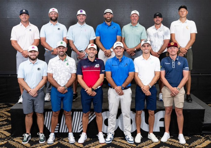 Jugadores del PGA Tour se reúnen para la foto oficial