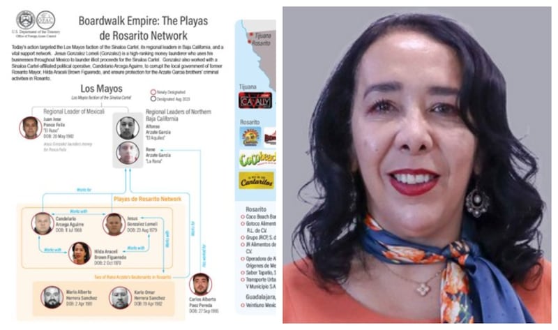 La dipitada Hilda Araceli Brown y sus vínculos con el crimen organizado