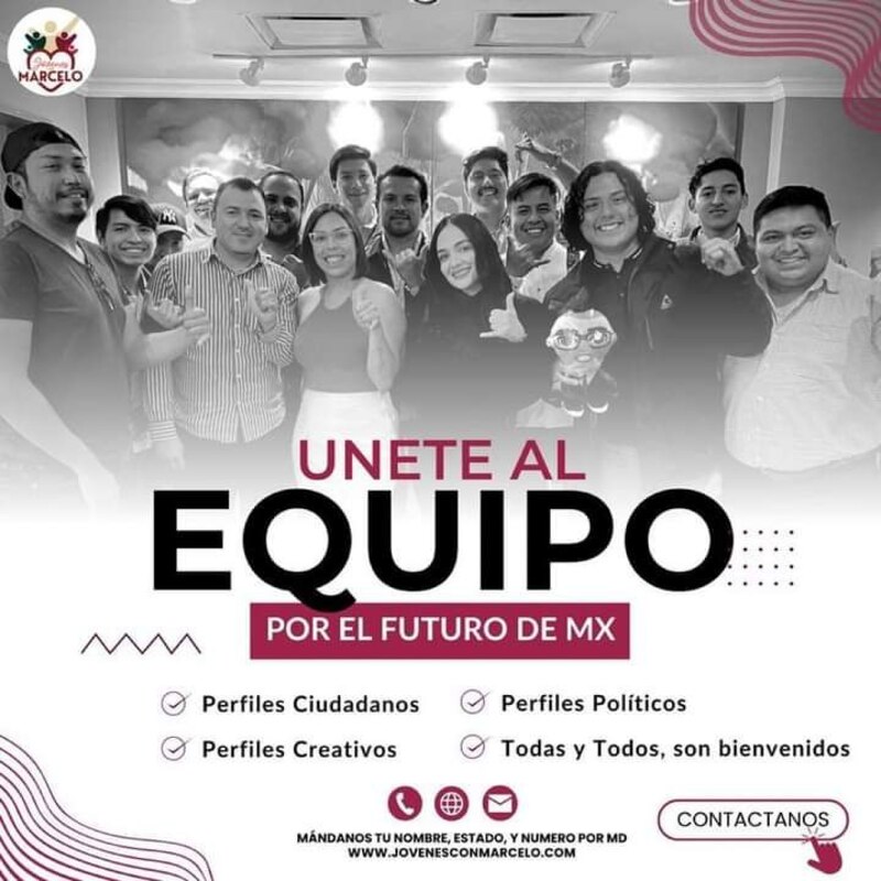 Title: ¡Únete al equipo por el futuro de México!